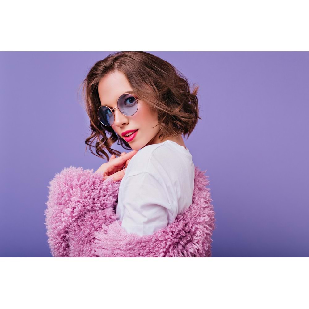 AZURE GLIDED ROSE SUNGLASSES