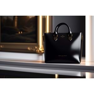 Ebony Elegance Handbag