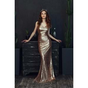 Golden Glamour Shine Dress
