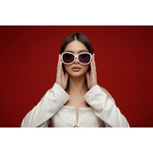 COCOA CHIC WHITE SANDS SUNGLASSES